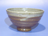 Bizen-Style, Teeschale, Chawan, innen glasiert und Asche-  und Salzanflugglasur #39