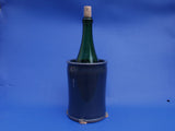 Literflaschen-Weinkühler Blau Unbemalt
