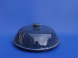 Käseglocke klein, blau-uni, Irdenware Keramik Art.Nr. 554