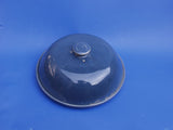 Käseglocke klein, blau-uni, Irdenware Keramik Art.Nr. 554