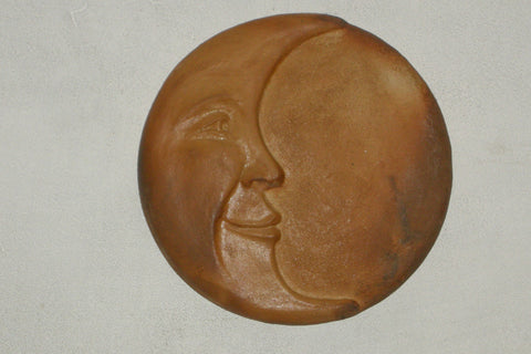 Mond Keramik Wandrelief